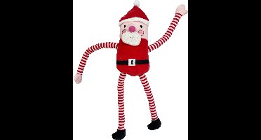 Happy Pet Pull my legs santa pluche hondenspeelgoed met uittrekbare armen en benen