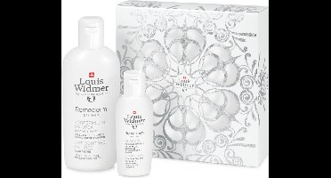 Louis Widmer Geschenkset Remederm lichaamsmelk 5% ureum (200ml) + Remederm douche olie (50ml)
