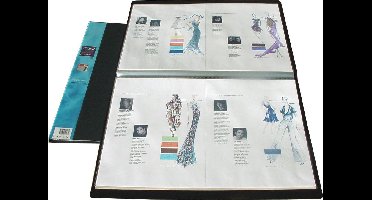 EXXO-HFP #12467 - A3 Show Album - 40 Tassen - Zwart - 1 Stuks