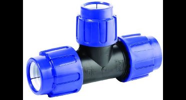 PP klemkoppeling T-stuk 90° 73 x 63 x75*