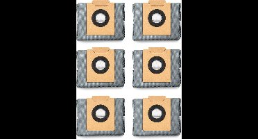 eufy antibacteriële en geurverdrijvende stofzuigerzak (6 stuks) voor X8 Pro Series en X10 Pro Omni