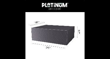 Platinum AeroCover - Tuinsethoes - 240x190xH85cm - Ademend - Waterproof - Hoge kleurechtheid