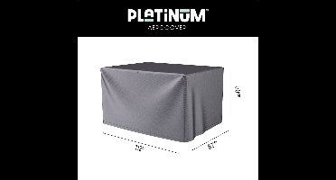 Platinum AeroCover - Loungetafelhoes - 122x82xH50cm - Ademend - Waterproof - Hoge kleurechtheid