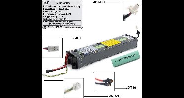 Batterij / Accu Xiaomi M365/1S/Essential/Mi3 9,6 Ah [LG-MH1] E STEP ROESELARE