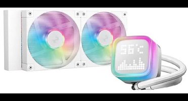 DeepCool LP Serie - LP240 WH - Waterkoeling / AIO - 240mm - RGB - Wit