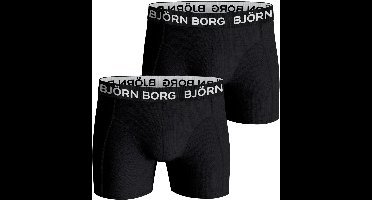 Björn Borg Jongens Boxershorts Katoen 2 stuks Zwart - Maat 134-140