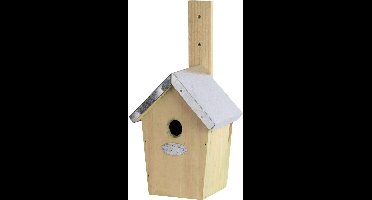 Esschert Design Vogelhuisje - Beige - 30 x 11,5 x 30 cm