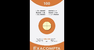 Exacompta 10x etui 100 steekkaarten bristol - geruit 5x5 niet geperforeerd 100x150mm - Geassorteerd - 13272E