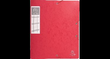Exacompta 10x Cartobox Archiefdoos Rug 60mm - A4 (vlak geleverd) - Rood - 16009H