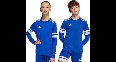 adidas T-shirt Kinderen Squadra 25 Long Sleeve Blauw - Maat 116cm