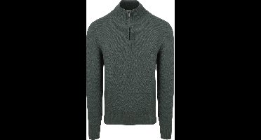 Suitable Pine Knit Half Zip Trui Groen - Maat XXL - Heren - Quarter zip - Schipperstrui met rits - Volwassen mannen