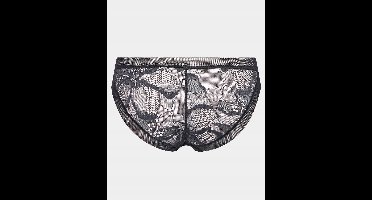 Calvin Klein - Dames Figuur Ondergoed - Kant - Zwart - Maat S