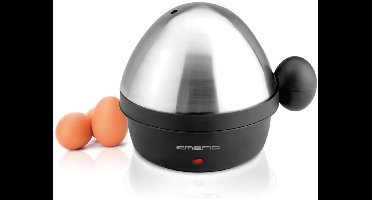 Emerio TM-1351 eierkoker 7 eieren 350 W Zwart, Roestvrijstaal