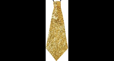 Gouden glitter stropdas