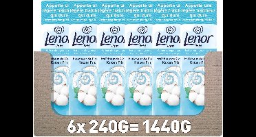Lenor Light Geurbooster - Katoen Fris - 6 x 240 gram
