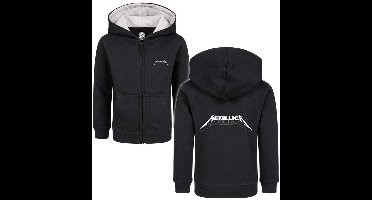 Metallica Metal-Kids - Logo Kinder vesten zwart 116 Biologisch katoen -