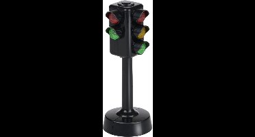 Eddy Toys Speelgoed Verkeerslicht met Geluid en Licht - Speelgoed Stoplicht voor Kinderen - Verkeerslicht Speelgoed met Automatische Wisseling - Traffic Light Toy Educatief - 12 cm