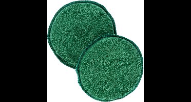 Turtle Wax Poetspad katoen – Om te reinigen en herstellen - Voor kunststof en leder oppervlakten - Voor polijsten & waxen – Goed contact tussen hand en oppervlak - 2 stuks – Diameter 13cm