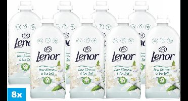 Lenor Lime Blossom & Sea Salt Wasverzachter – 8 x 1,2L – 384 Wasbeurten (8x48) – Voordeelverpakking
