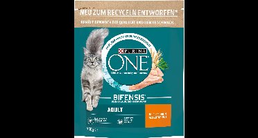 PURINA ONE BIFENSIS Adult droogvoer voor katten, rijk aan kip, (1 x 750g)