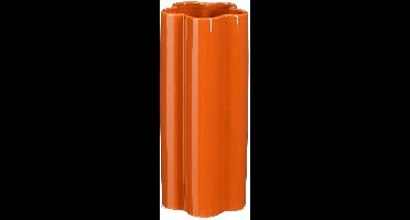 Mica Decorations vaas dolomiet lindon 10x22cm oranje