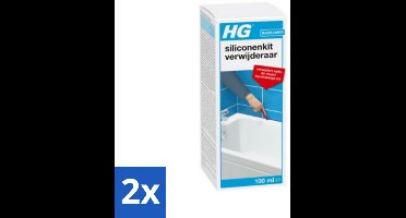 2 x HG Siliconenkit Verwijderaar 100 ml - Siliconenkit Verwijderen - Kitverwijderaar - HG - Badkamers - Kitresten