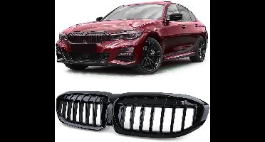 Grill Voor Bmw 3 Serie G20 G21 Glans Zwart Enkel Spijl M Performance Look
