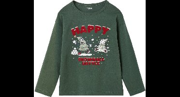Vertbaudet Jongensshirt met kerstprint