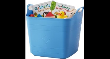 Storage solutions speelgoedmand - blauw - 25 l - kunststof - 40 x 35 cm - opbergmand
