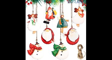 Kerstversiering - Houten Engel - 32 Stuks - Kerstdecoratie