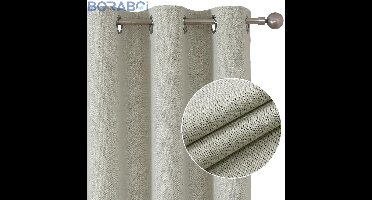 Gordijnen - 100% Ondoorzichtig - Verduisterend - Linnenlook