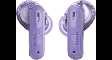 JBL Tune Beam 2 - Noise Cancelling Oordopjes - Oortjes Draadloos - Bluetooth - In-ear True Wireless - 48 uur speeltijd - IP54 - Ghost Purple