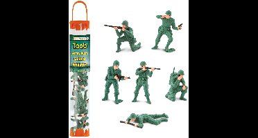 Safari LTD speelgoed soldaten - 6 stuks - plastic - 5 cm - speelgoedfiguren - soldaatjes