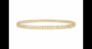 HS tailleriem dames – stretch gouden muntschakels – goud/goud – 72-100 cm