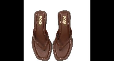 POSH By Poelman Lucy Dames Hakken - Donker bruin