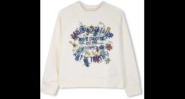 Zadig & Voltaire X60537 Sweatshirt Beige 6 Years Meisje