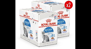 Royal Canin Sterilised Indoor in Jelly - 24 x 85 g - Katten Natvoer - Voordeelverpakking