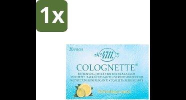 4711 – Colognette Tissues – Citrus – 20 Doekjes - 1 stuk