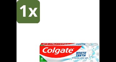 1 x Colgate – Tandpasta – White Teeth – 75 ml - Tandpasta - Witte Tanden - Wittere Tanden - Tanden Reinigen - Tandenborstel