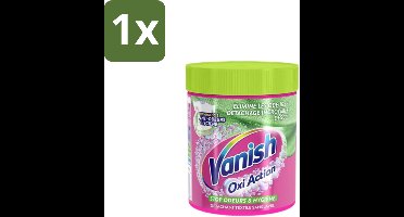 1 x Vanish – Vlekverwijderaar Poeder – Oxi Action Stop Odeurs – Witte & Gekleurde Was - 470 g - Vlekverwijderaar - Geurverwijderaar - Wasmiddel - Poeder - Wasbooster