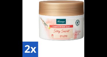 Kneipp – Body Scrub – Silky Secret Cream & Oil – 200 g - Voordeelverpakking - 2 stuks
