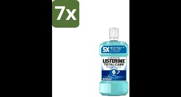 Listerine – Mondwater – Total Care Bescherming Tegen Tandsteen – 500 ml - Bulkverpakking - 7 stuks