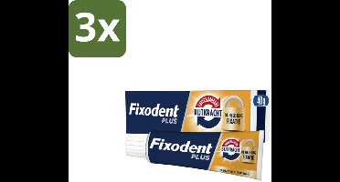 Fixodent Kleefpasta Plus Dual Power 40 gr - Bulkverpakking - 3 stuks