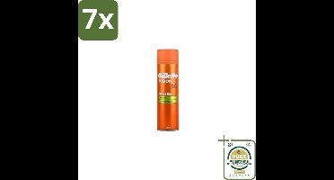 7 x Gillette Fusion 5 Scheergel - Ultra Sensitive - 200 ml - Grootverpakking - Scheergel - Gevoelige Huid - Scheercomfort - Scheerirritatie - Hydraterende Scheergel