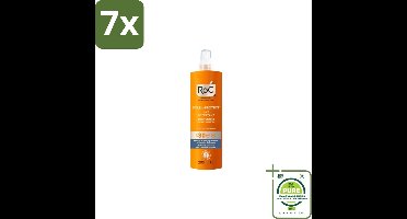 7 x RoC – Zonnebrand Spray – Soleil Protect Moisturising SPF30 – 200 ml - Grootverpakking - Zonbescherming - Zonlotion - SPF 30 - Huidbescherming - Zonverzorging