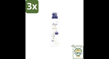 3 x Dove Shower Foam Deeply Nourishing Cotton Oil 200 ml - Grootverpakking - Douchefoam - Huid Verzorging - Katoenzaadolie - Hydratatie - Droge Huid