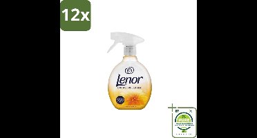 Lenor – Crease Releaser Spray – Summer Breeze – Kreukverwijderaar & Textielverfrisser – 500 ml - Voordeelverpakking - 12 stuks - Kreukverwijderaar - Textielverfrisser