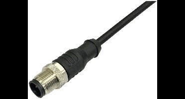 BKL Electronic 2702021 Sensor/actuator aansluitkabel M12 Aantal polen (sensoren): 4 Stekker, recht 2 m 1 stuk(s)