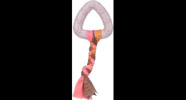 Flamingo Speelgoed Puppy Tpr Bunty Driehoek Taupe