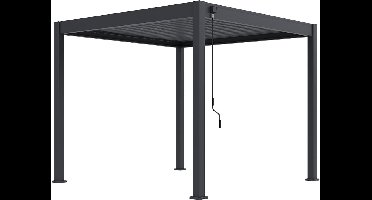 Garden Impressions Pergola bioclimatic tuinpaviljoen 300x300xH255 cm - antraciet